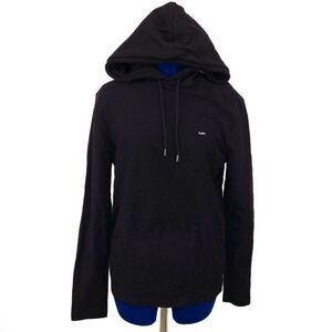 Michael Kors Mens Logo 100% Cotton Hoodie Sweatshirt Black Small